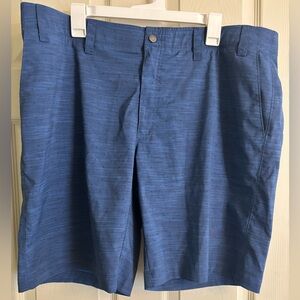 Callaway Men's Textured Golf Activewear Blue Shorts